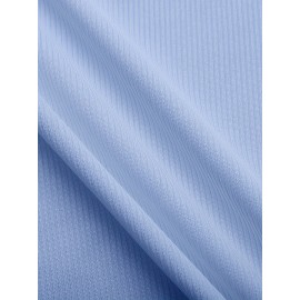 Sold Ribbed Elastic Waist Shorts, Casual Basic Shorts For Summer & Spring, Women's Clothing